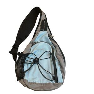 Eddie Bauer Sling Back Pack Lt Blue, Gray & Black